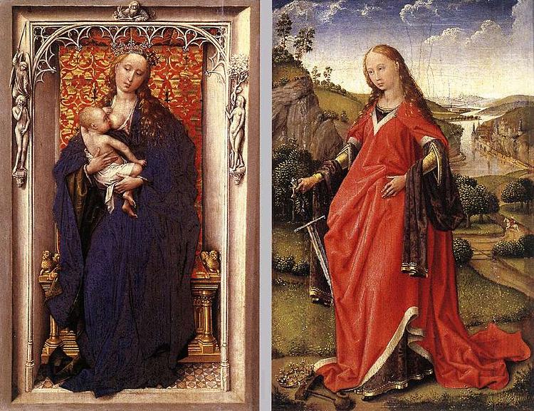 Rogier van der Weyden Diptych Norge oil painting art